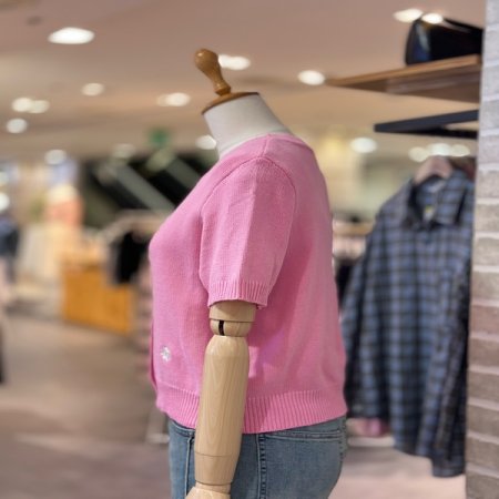 플라워 니트 셋업 가디건