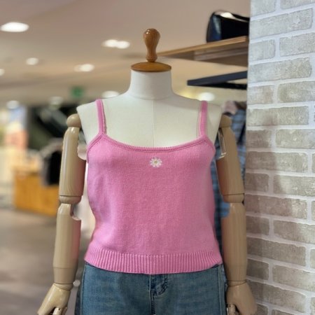 플라워 니트 셋업 가디건