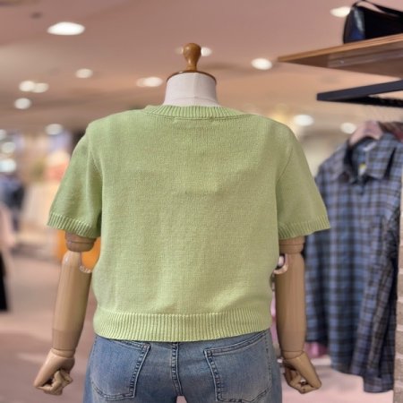 플라워 니트 셋업 가디건