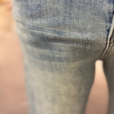 스키니 워싱 데님 팬츠