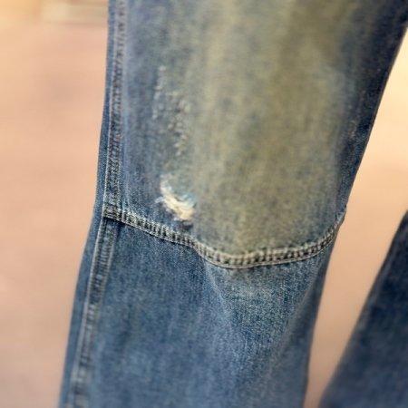 빈티지 스크레치 데님 팬츠