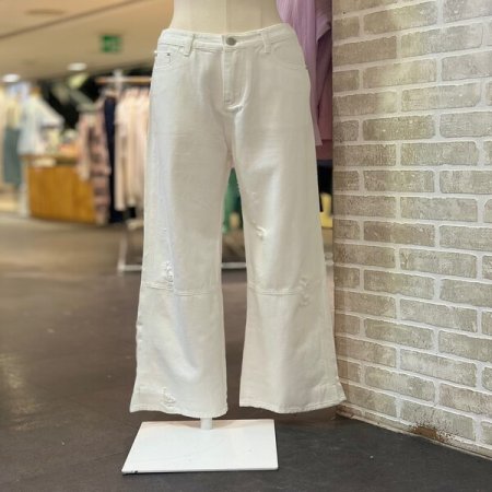 빈티지 스크레치 데님 팬츠