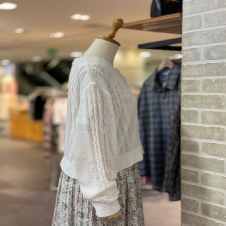 라운드 케이블 가디건