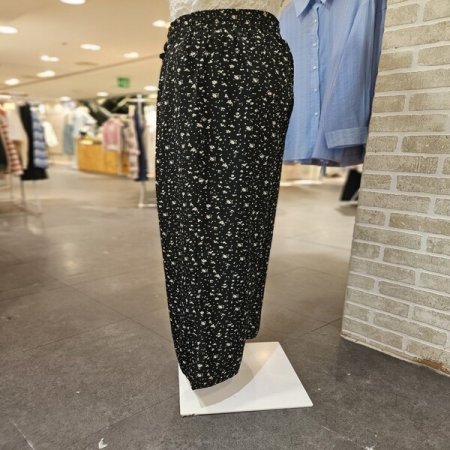 플라워 밴딩 팬츠