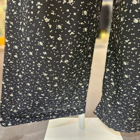 플라워 밴딩 팬츠