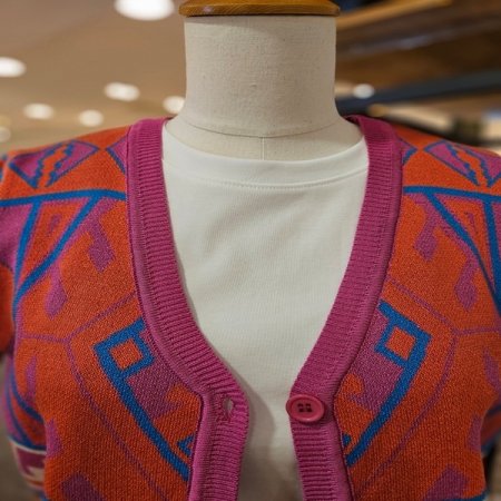 기하학 패턴 가디건