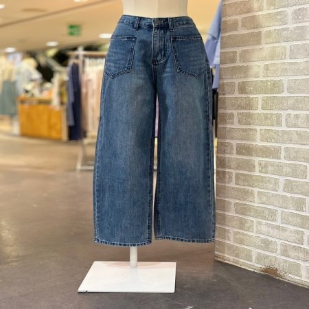 배기핏 아웃 포켓 팬츠