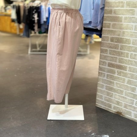 코튼 밴딩 배기 팬츠