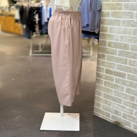 코튼 밴딩 배기 팬츠