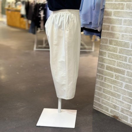 코튼 밴딩 배기 팬츠