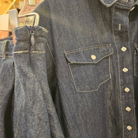 데님 셋업 스커트