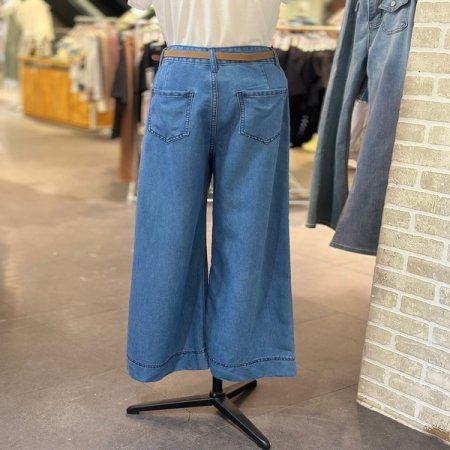 와이드 데님 팬츠