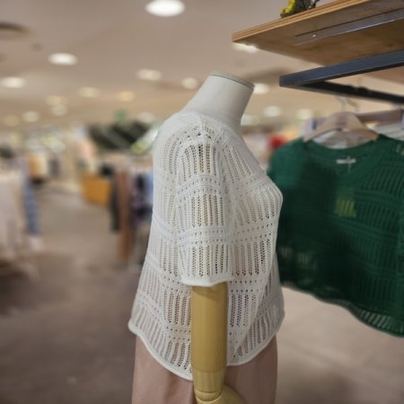 루즈 그물 스웨터