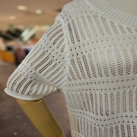 루즈 그물 스웨터