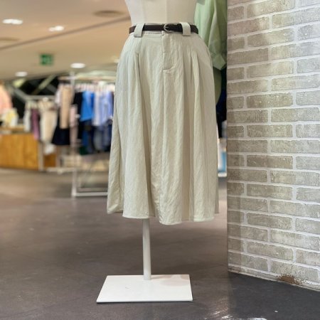 투턱 벨트 스커트