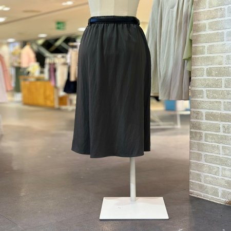 투턱 벨트 스커트