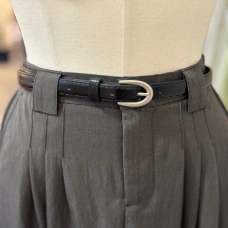 투턱 벨트 스커트