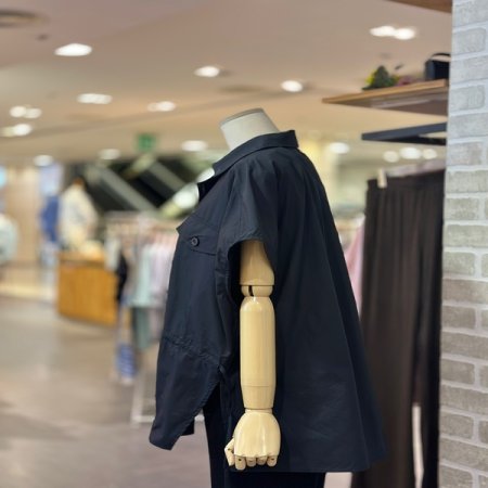 허리 스트링 조끼 자켓