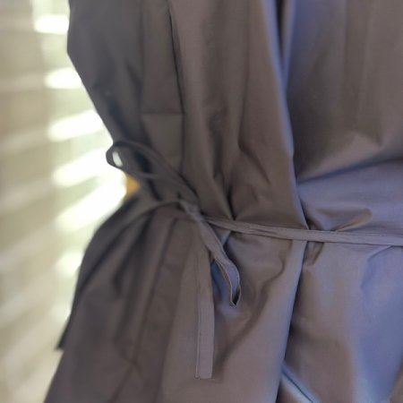 허리 스트링 조끼 자켓