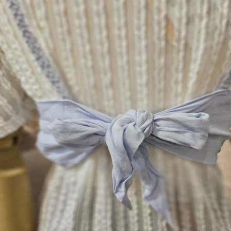 테슬 레이스 니트 베스트