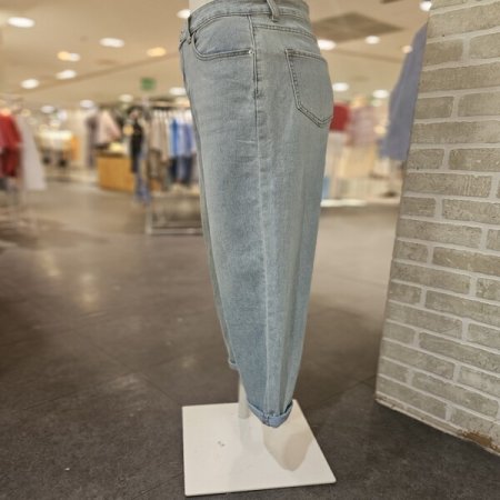 배기핏 워싱 데님 팬츠