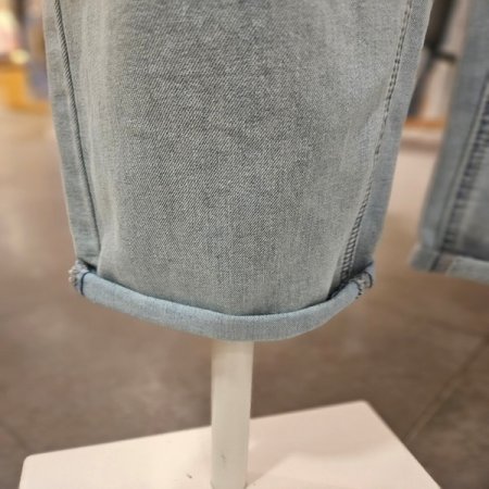 배기핏 워싱 데님 팬츠