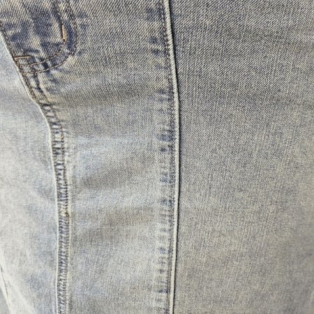 장식 머메이드 데님 스커트