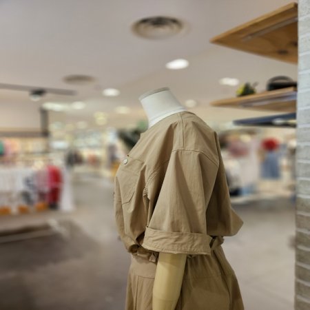 나일론 버튼 셋업 자켓