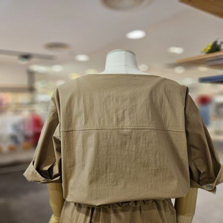 나일론 버튼 셋업 자켓