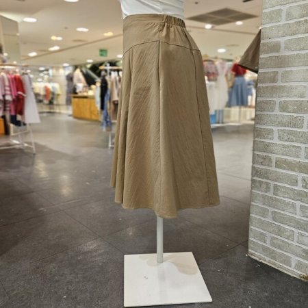 나일론 스티치 셋업 스커트