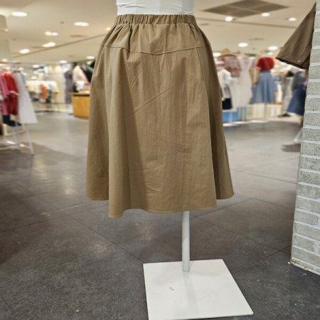 나일론 스티치 셋업 스커트