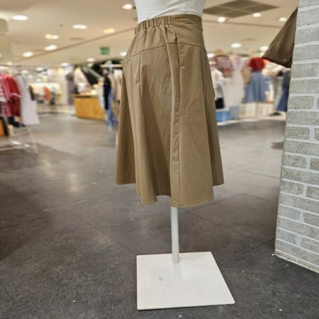 나일론 스티치 셋업 스커트