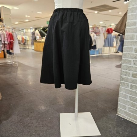 나일론 스티치 셋업 스커트