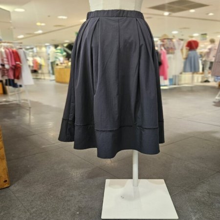 주름 플레어 스커트