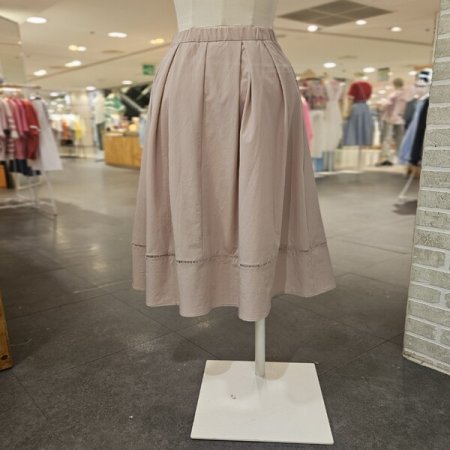 주름 플레어 스커트