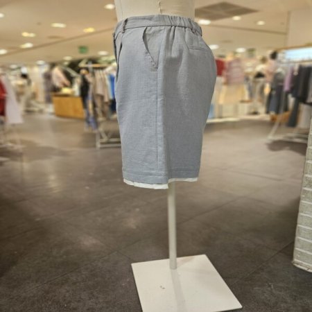 배색 포인트 숏팬츠 세트