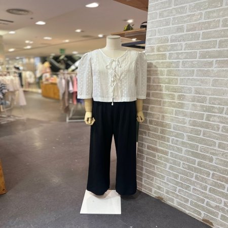 스트랩 리본 가디건