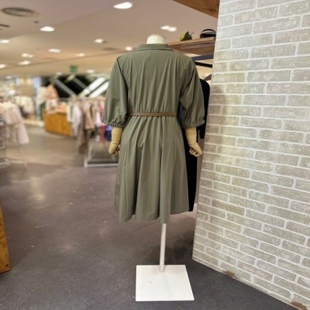 집업 5부 벨트 원피스