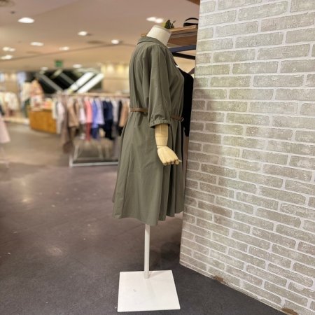 집업 5부 벨트 원피스