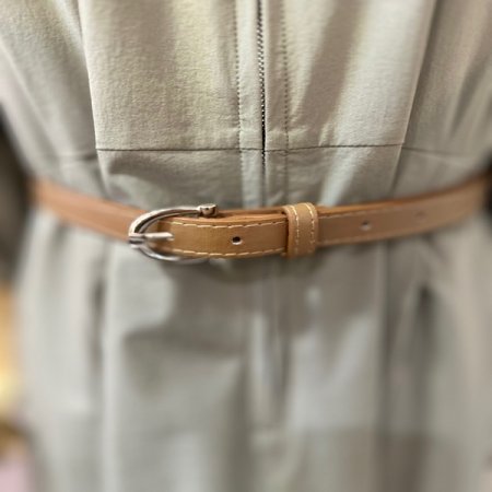 집업 5부 벨트 원피스