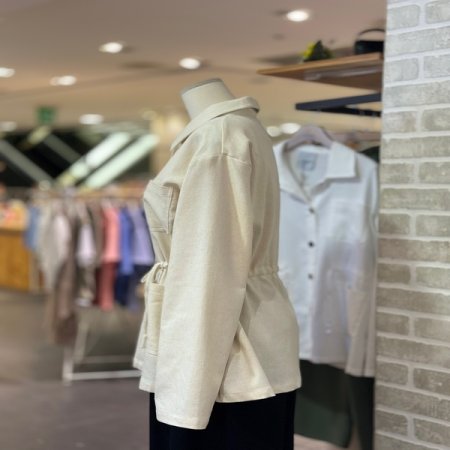 허리 스트링 자켓