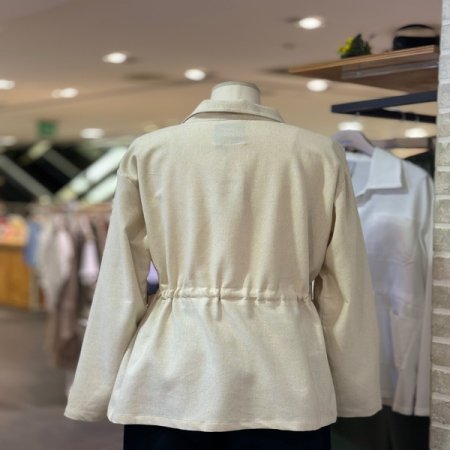 허리 스트링 자켓