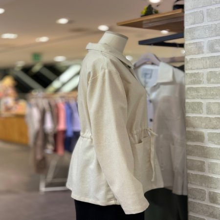 허리 스트링 자켓