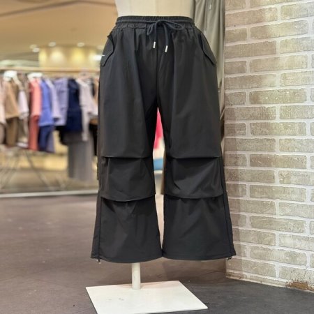 투턱 밴딩 팬츠