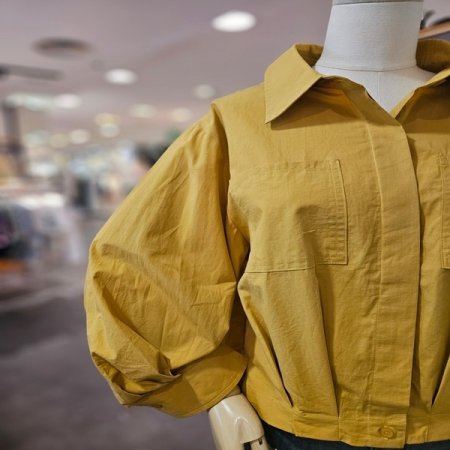 벌룬 소매 남방