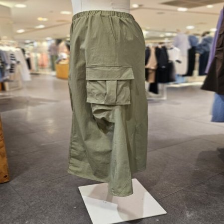 벌룬 카고 스커트