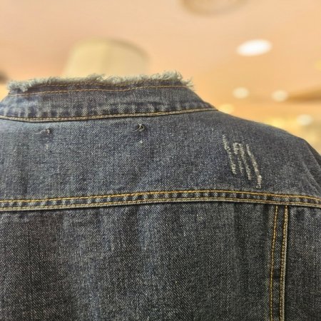 배색 스트라이프 남방