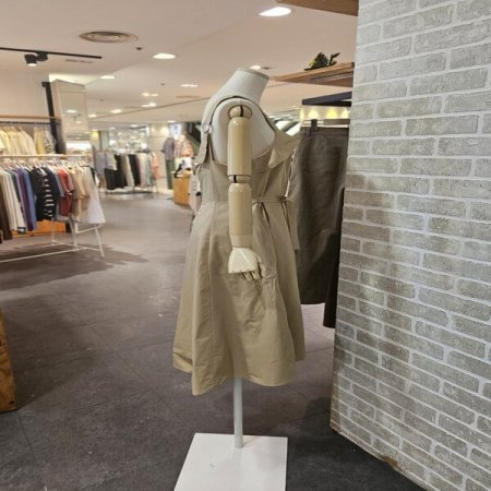 프릴 뷔스티에 원피스