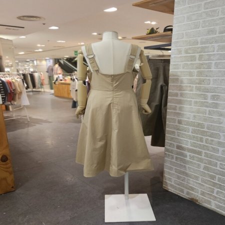 프릴 뷔스티에 원피스