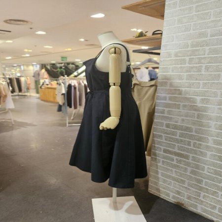 프릴 뷔스티에 원피스